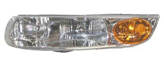 New replacement headlight lh / for 2000-02 saturn s series sedan & wagon