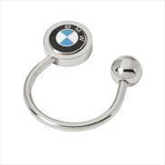 Bmw roundel horseshoe key ring