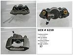 Undercar express 10-16210 rear left rebuilt caliper with pad