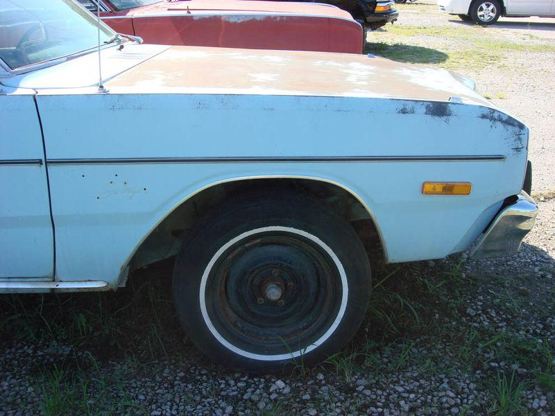 1973 dodge dart right front fender - zero rust - very nice 74 75 76