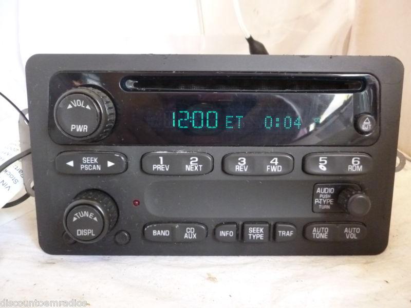 02-05 chevrolet radio radio cd cavalier monte carlo  malibu 10335223 *