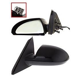 Textured black power side view door mirror assembly pair set driver+passenger