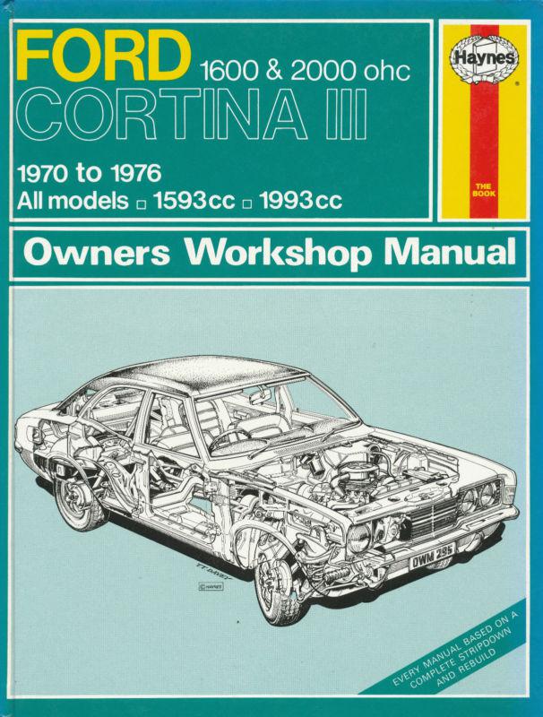 1970-76 ford cortina iii owners workshop manual, haynes