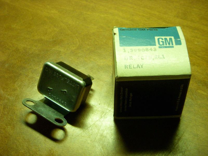 Nos gm tcs cec relay 3990843 ncrs corvette camaro chevelle impala littefuse