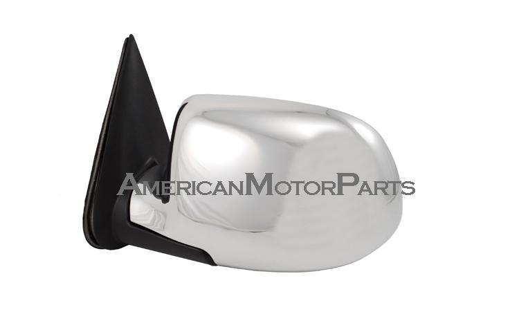 Left side replacement performance power chrome heated mirror chevy gmc cadillac