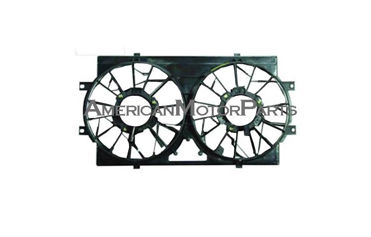 Ac condenser radiator cooling fan shroud 95-00 96 97 98 99 dodge stratus l4 v6