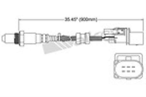 Walker products 250-25003 front oxygen sensor