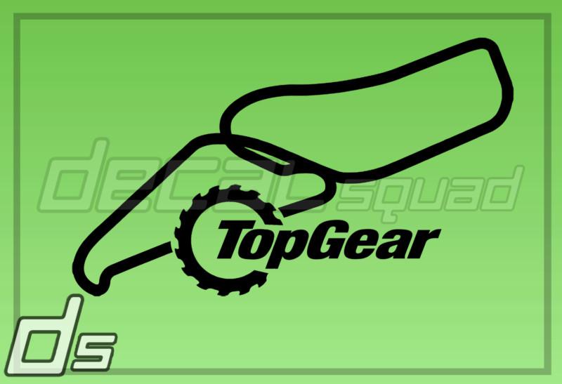 Top gear test track 5" vinyl decal sticker window stig clarkson may hammond