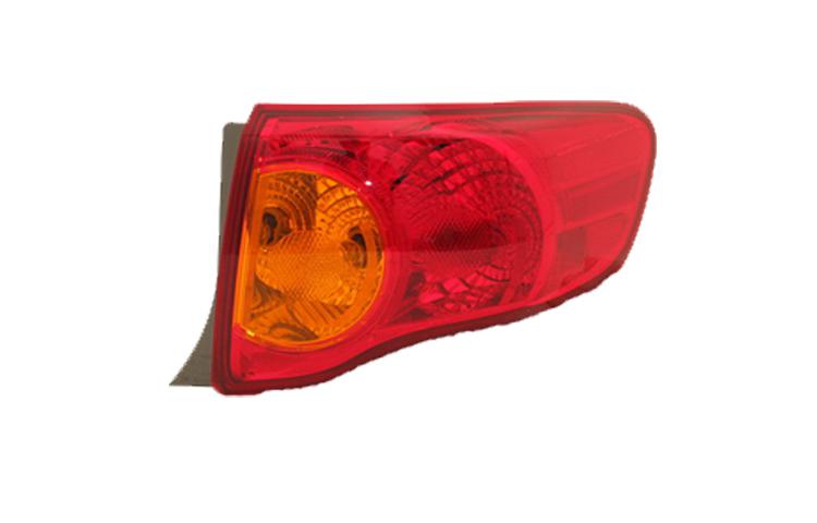 Passenger replacement outer tail light 09-10 toyota corolla us built 8155002460