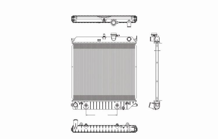 Replacement radiator 04-08 chevy colorado gmc canyon 2.8l 3.5l l4 l5 15120862