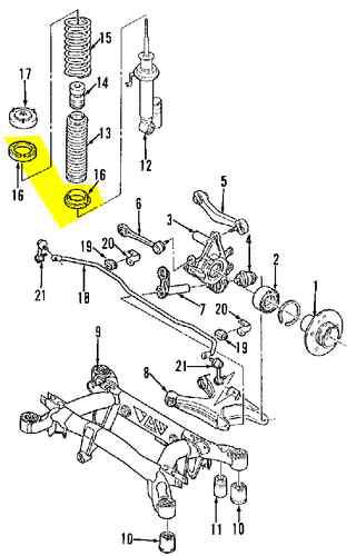 Bmw 33521131523 genuine oem factory original spring insulator