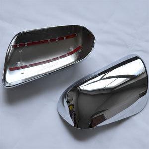 Chrome side review mirror cover 2pcs fit toyota corolla 2011 2012