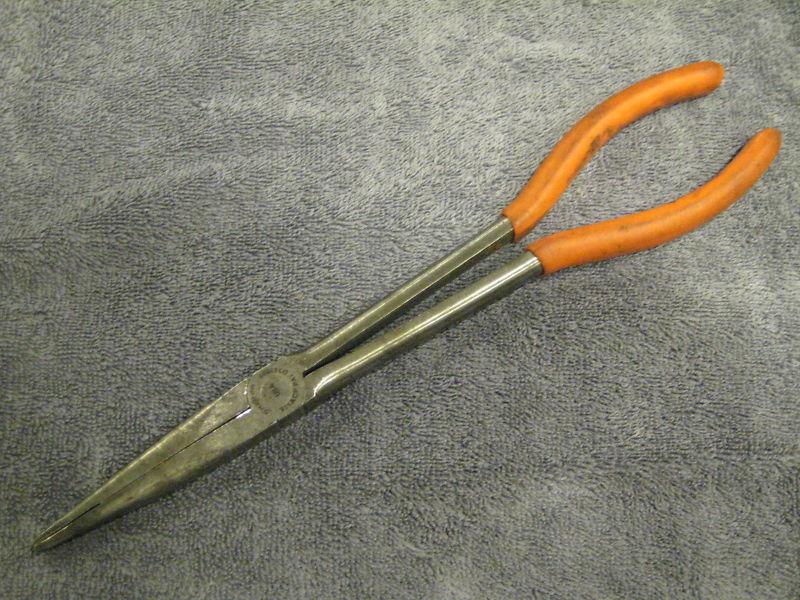 Snap on long needle nose pliers, orange 911acp 