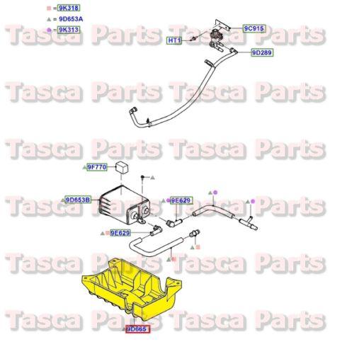 New oem fuel vapour system reservoir bracket 2005-08 2.3l/3.0l escape & mariner