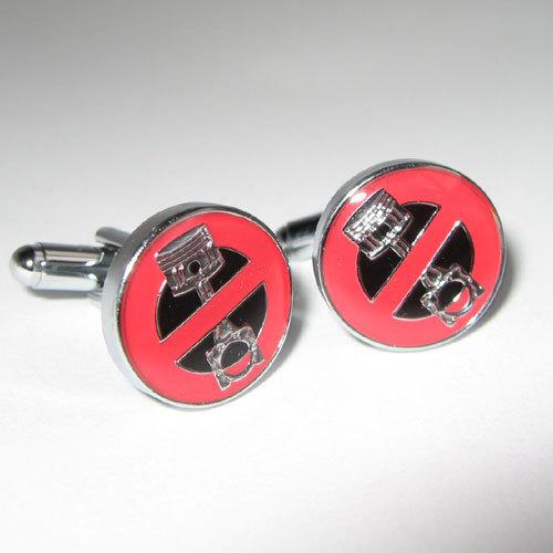 No piston cuff links mazda rx7 rx8 rx2 rx3 rx4 12a 13b 20b rotary power wankel