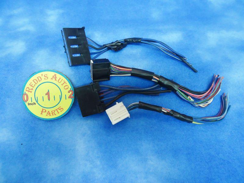 08-10 dodge grand caravan ac heat climate control wire harness plugs oem 227r 32