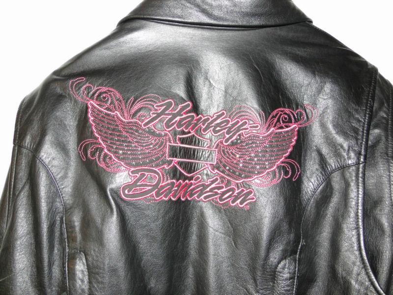 Harley-davidson womens leather jacket and chaps