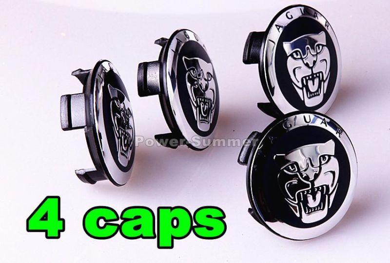 4pcs real jaguar emblem wheel center hub 4 caps s type x type xk xf xk8 love