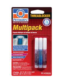 Permatex 29520 ~ multipackthreadlocker assortment - 3 x 0.5 ml pipettes