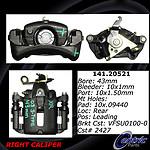 Centric parts 142.20521 rear right rebuilt caliper with pad