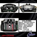 Centric parts 141.61084 front left rebuilt caliper with hardware