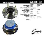 Centric parts 405.62001e rear hub assembly