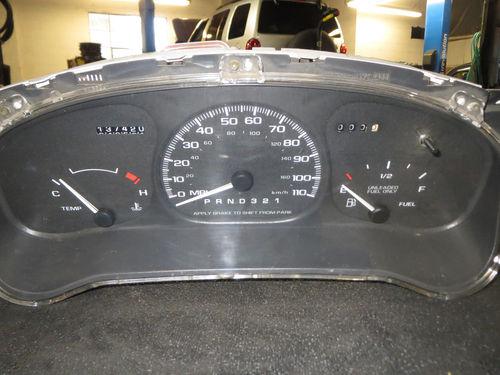 1999 chevrolet venture instrument cluster