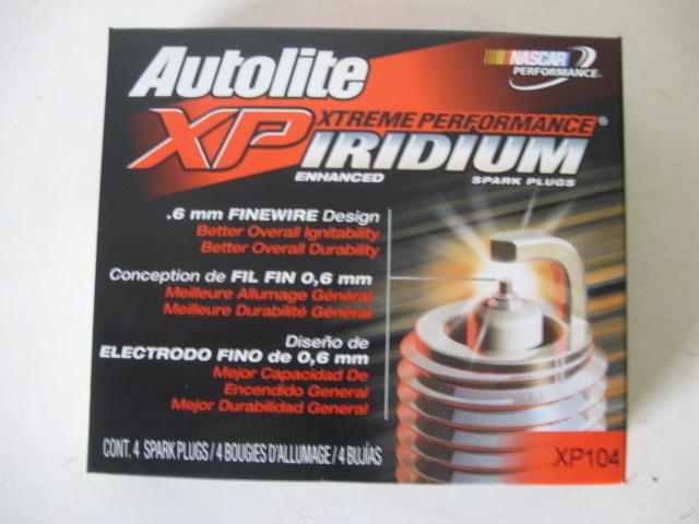 Ford gm many autolite xp104 iridium spark plug set(4 four)