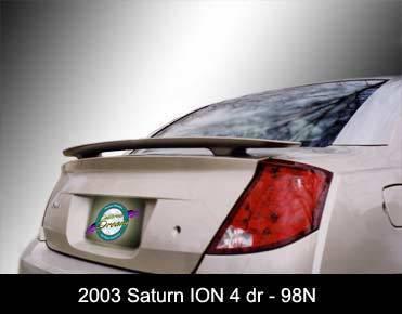 2003 2004 2005 2006 2007 2008 saturn ion spoiler - custom style - 4 door