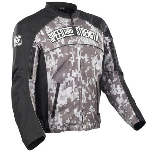 New speed & strength seven-sins adult textile jacket, camo, 3xl/xxxl