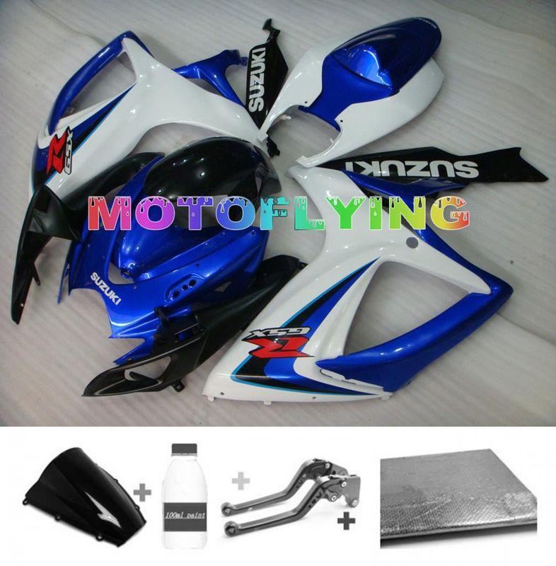 Injection fairing bodywork paint levers for suzuki 2006 2007 gsxr 600 750 k6 h13