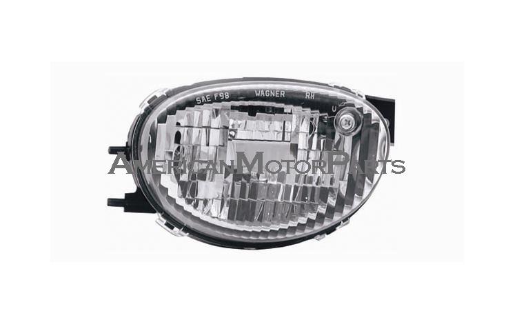 Right passenger side replacement fog light 01-02 chrysler sebring 2dr mr566310