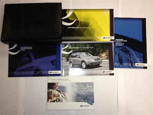 10 2010 subaru forester owners manual oem