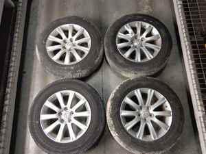 2011 mazda cx7 17" wheel & tire set of 4 oem lkq