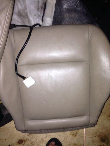 04 05 06 nissan maxima passenger seat leather lower cushion tan oem