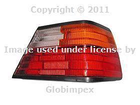 Mercedes w124 (87-93) taillight lens right oem new + 1 year warranty