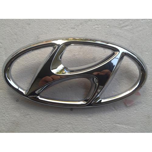  rear trunk  chrome h logo emblem for 13 14 hyundai santa fe dm