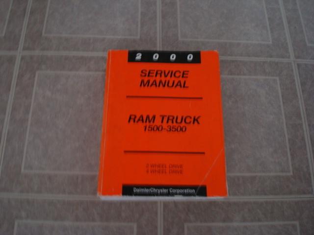 2000 chrysler dodge ram truck 1500 2500 3500 shop service repair manual book oem