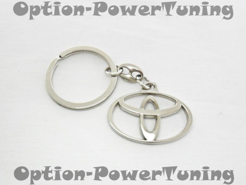 Toyota logo metal keychain keyring chain supra celica tc camry corolla new