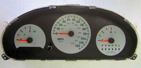 2005 town & country speedo speedometer mph 58k oem lkq