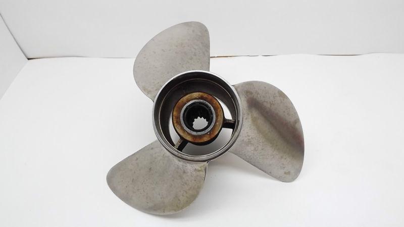 Powertech mercury stainless steel boat propeller - 10.375" diameter, 14 pitch