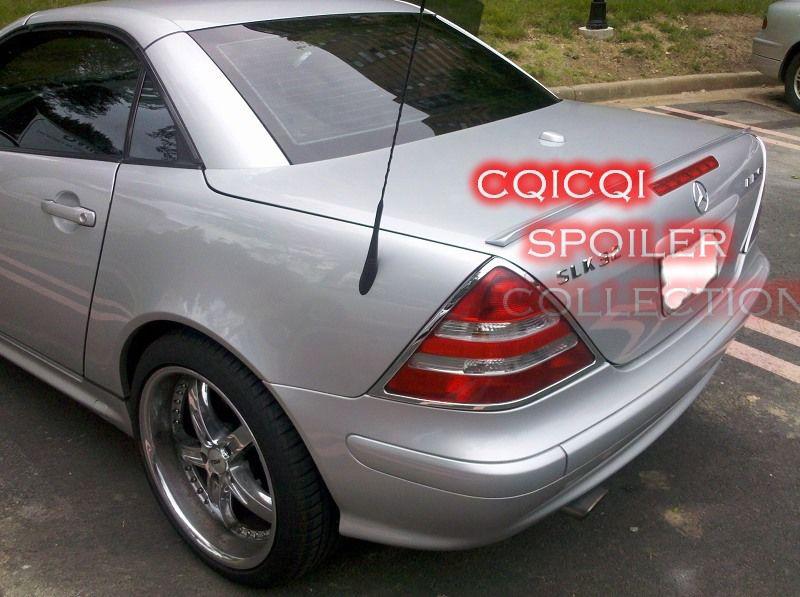 Unpainted trunk lip spoiler for 1998~2003 mercedes benz r170 slk class ◎