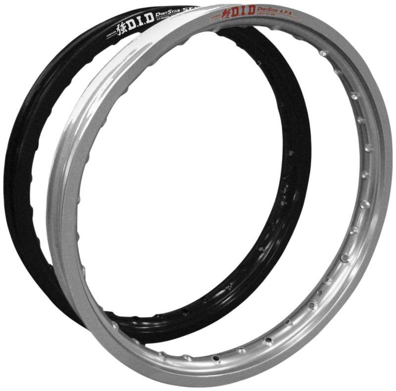 D.i.d dirt star lt-x rear rim - 19x2.15 - silver  19x215lts01y