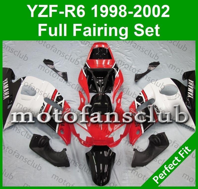 Fit yamaha yzf r6 98 99 00 01 02 yzfr6 1998 1999 2000 2001 2002 fairing #13 c