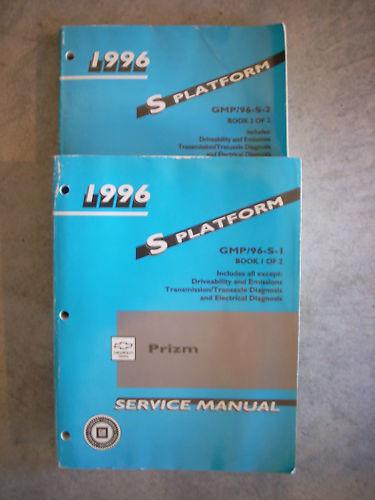 1996 96 geo prizm service shop repair book manual