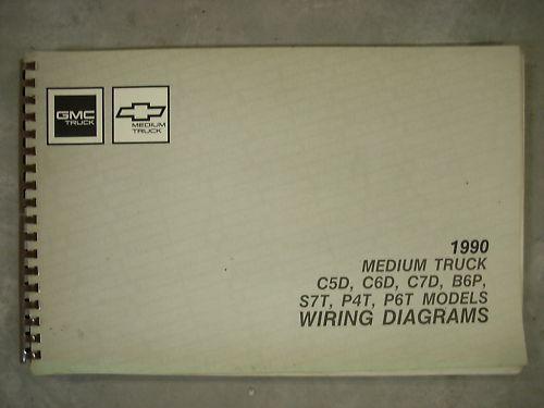 1990 90 gmc chevrolet medium trucks wiring diagrams shop service repair manual