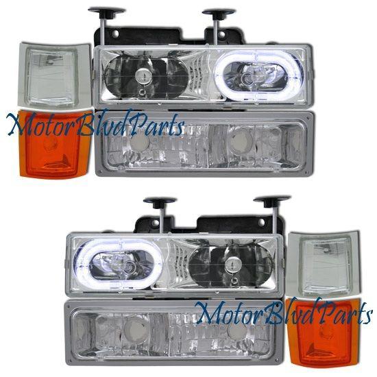 94-98 chevy ck halo headlights+bumpers parking+corners