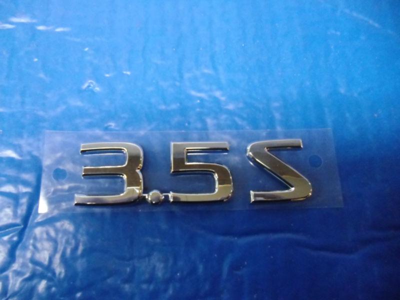 Original nissan altima 07 - 12 trunk 2.5s 2.5 s letter decal oem 