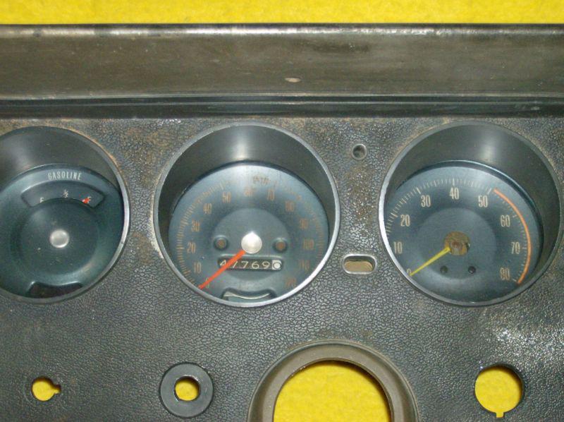 66 pontiac gto lemans  hurst tri-power =orig. dash bezel w/ rally gauges & tach