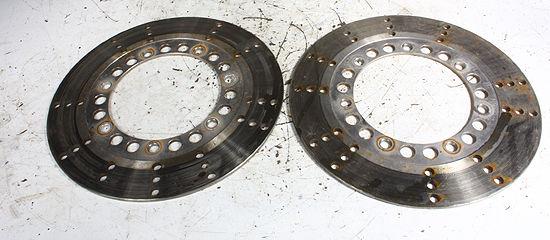 1982 kawasaki kz1100 kz1100a2 front wheel rotors/oem